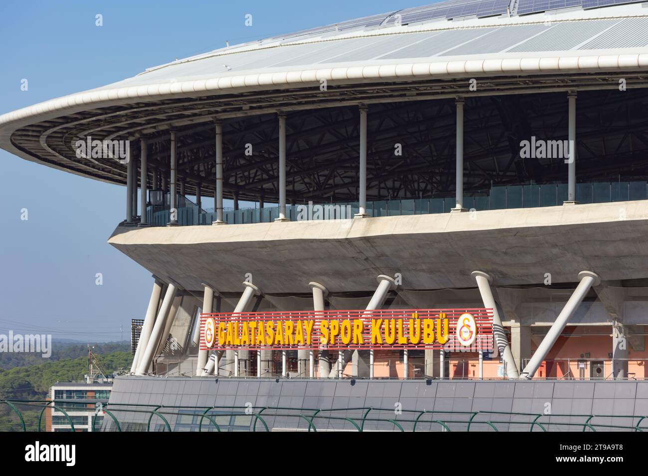 Complesso sportivo Galatasaray Ali Sami Yen a Istanbul. Istanbul Turkiye - 10.28.2023 Foto Stock