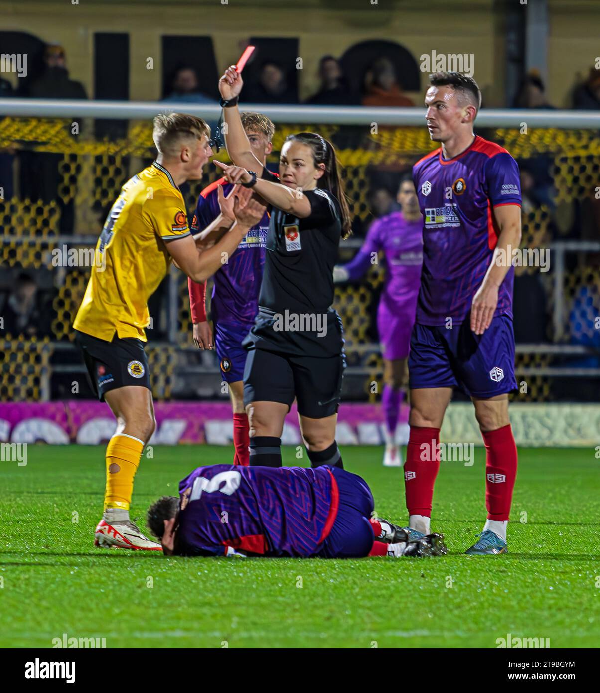 Vanarama National League Boston United vs Rushall Olympic 21.11.2023 Jakemans Community Stadium Boston, Lincolnshire Foto Stock