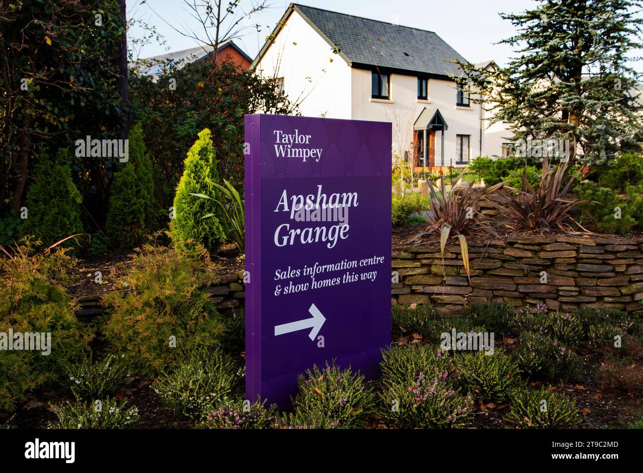 Apsham Grange vicino a Topsham a Exeter, Devon, Regno Unito Foto Stock