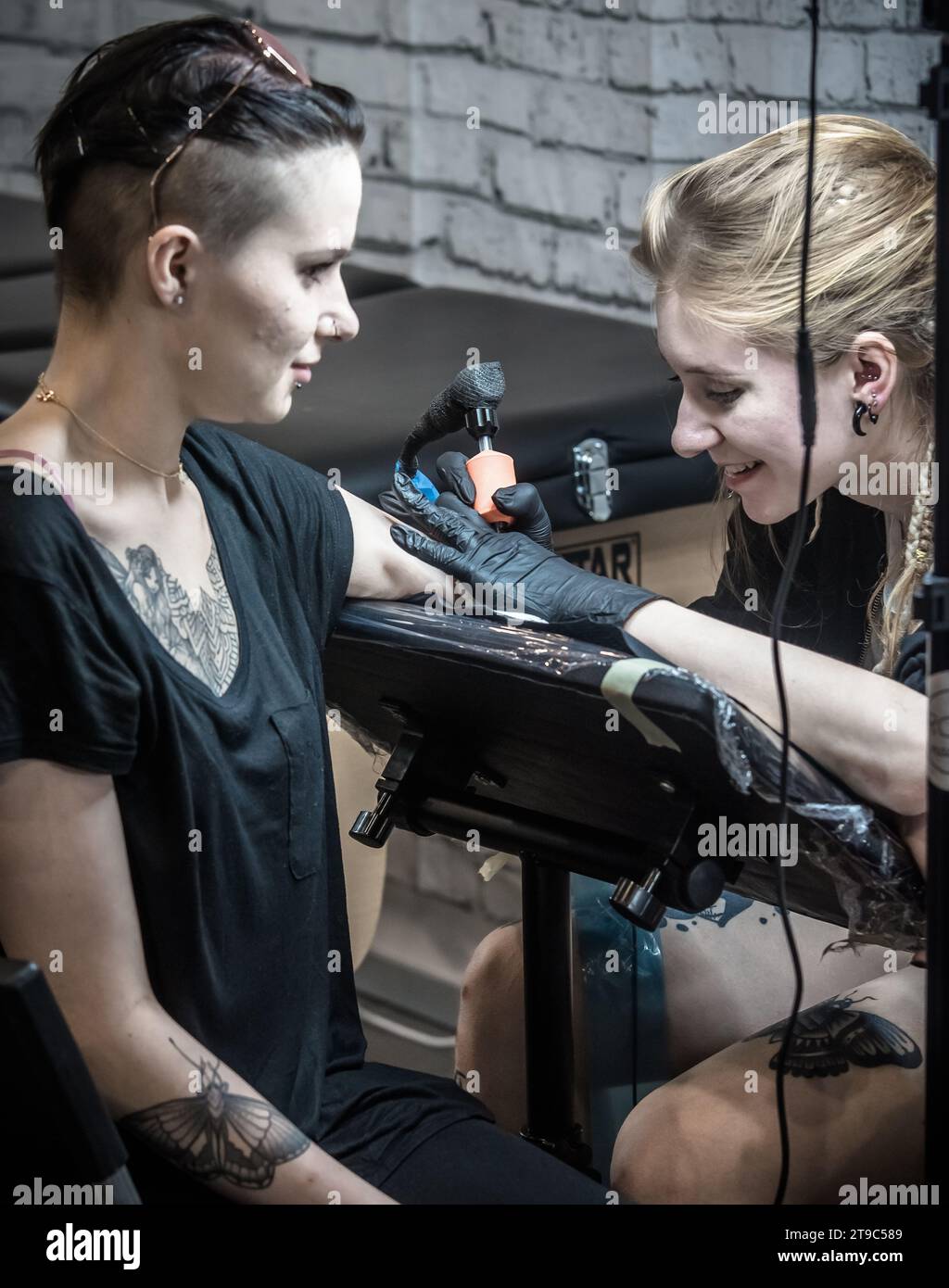 Varsavia. Polonia. 2019 Varsavia Tattoo Days 2019 Foto Stock