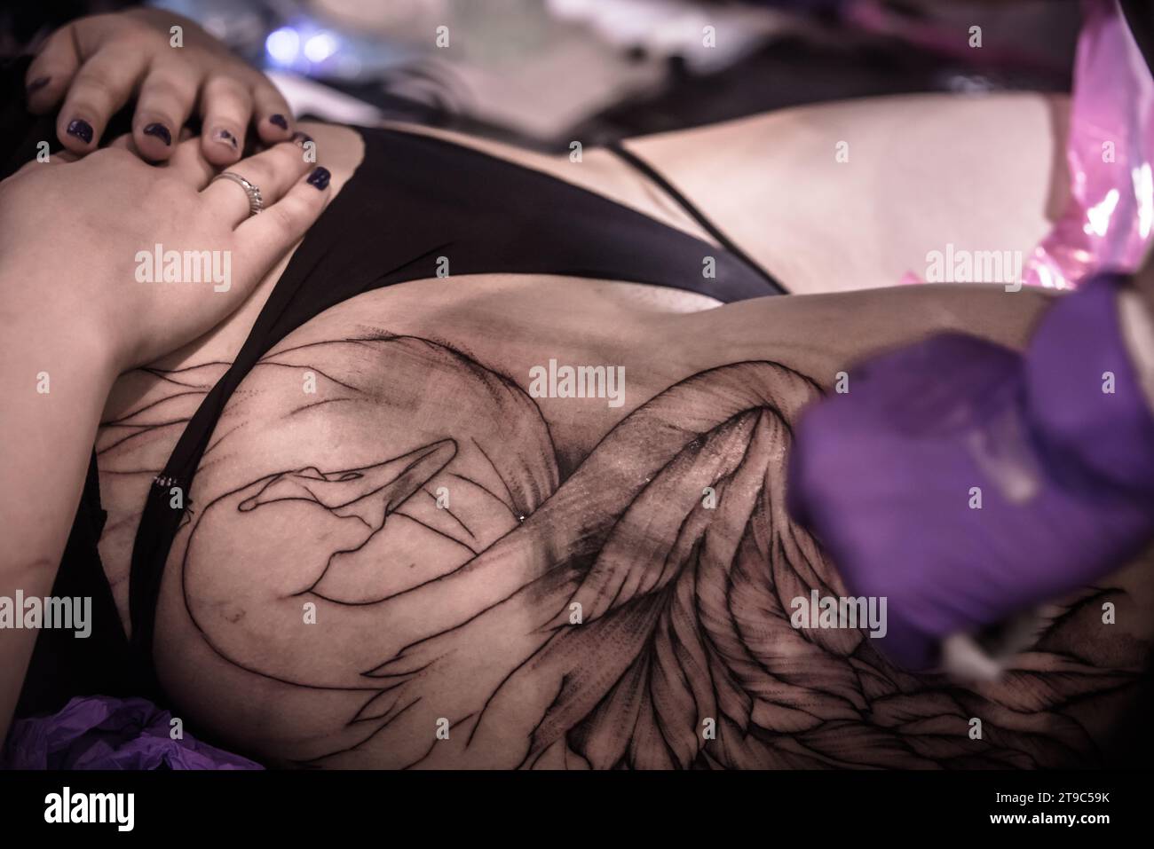 Varsavia. Polonia. 2019 Varsavia Tattoo Days 2019 Foto Stock