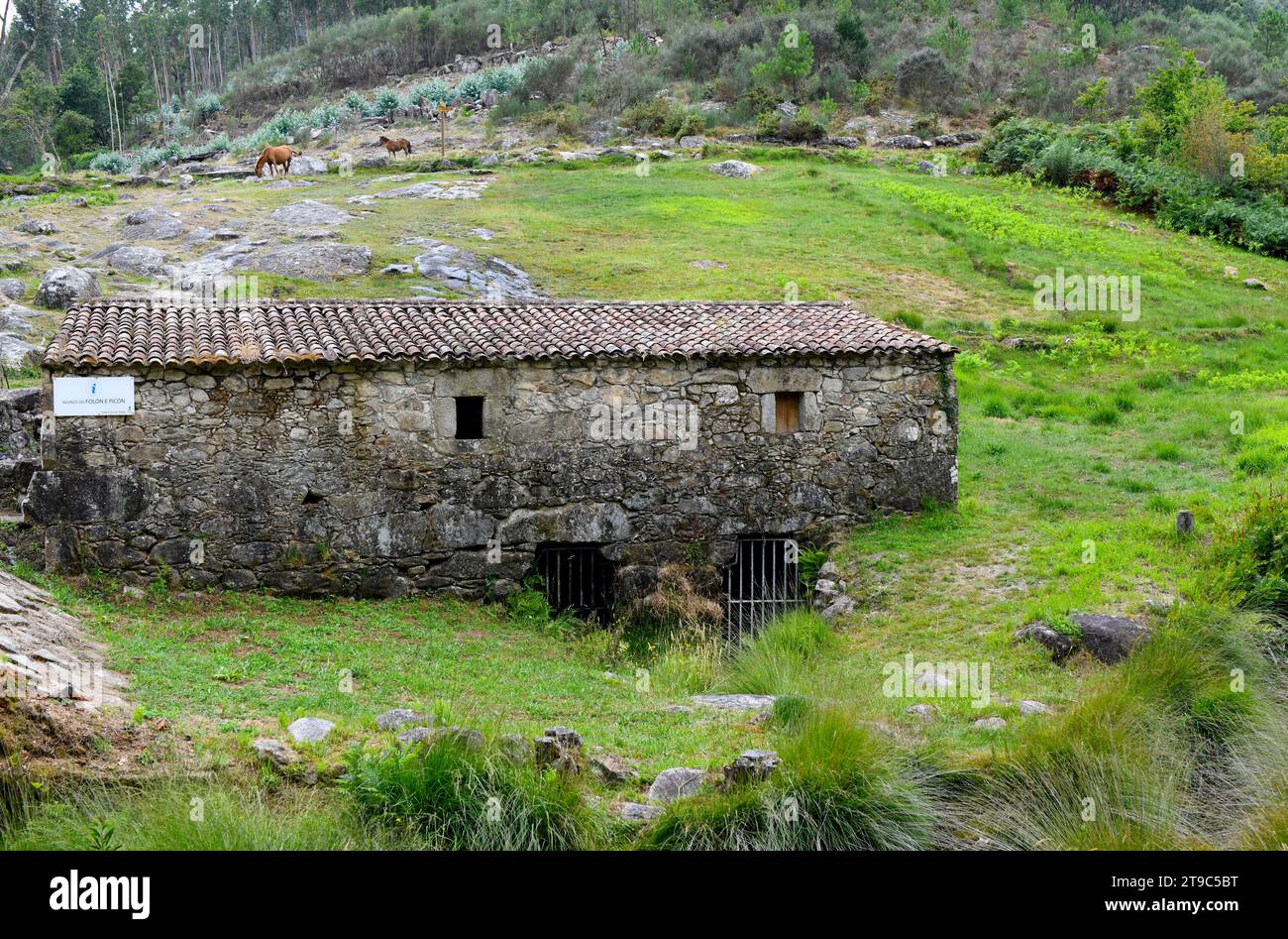 El Rosal, Pontevedra, Galizia, Spagna. Foto Stock