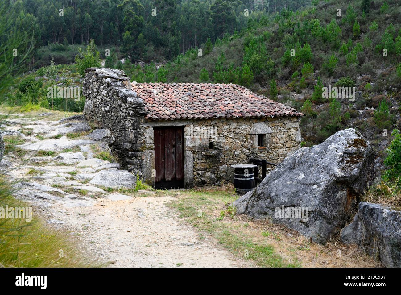 El Rosal, Pontevedra, Galizia, Spagna. Foto Stock