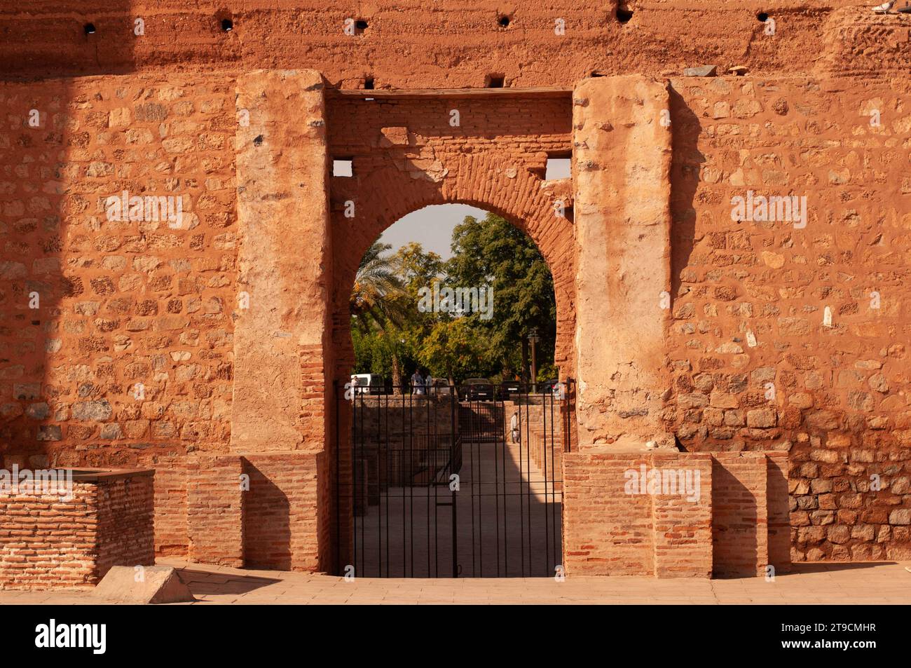 Palazzo El Badi a Marrakech Foto Stock
