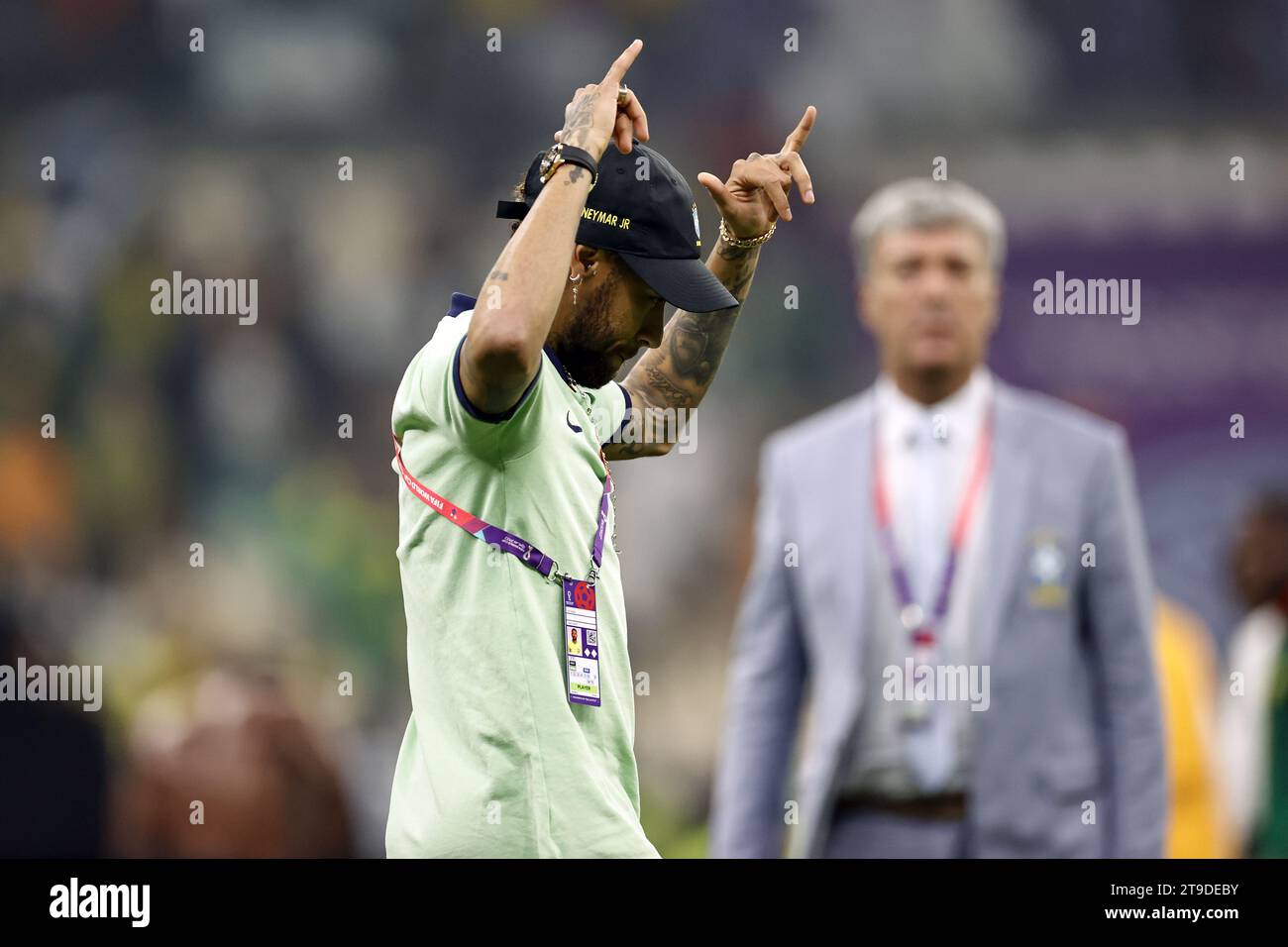 LUSAIL CITY - Neymar del Brasile durante la partita del gruppo G della Coppa del mondo FIFA Qatar 2022 tra Camerun e Brasile al Lusail Stadium il 2 dicembre 2022 a Lusail City, Qatar. ANP | Hollandse Hoogte | MAURICE VAN STEEN Foto Stock