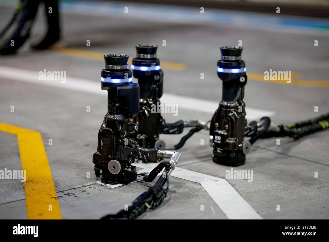 Las Vegas, Stati Uniti. 17 novembre 2023. Pitstop tools, Gran Premio di F1 di Las Vegas al Las Vegas Strip Circuit il 17 novembre 2023 a Las Vegas, Stati Uniti d'America. (Foto di HOCH ZWEI) credito: dpa/Alamy Live News Foto Stock