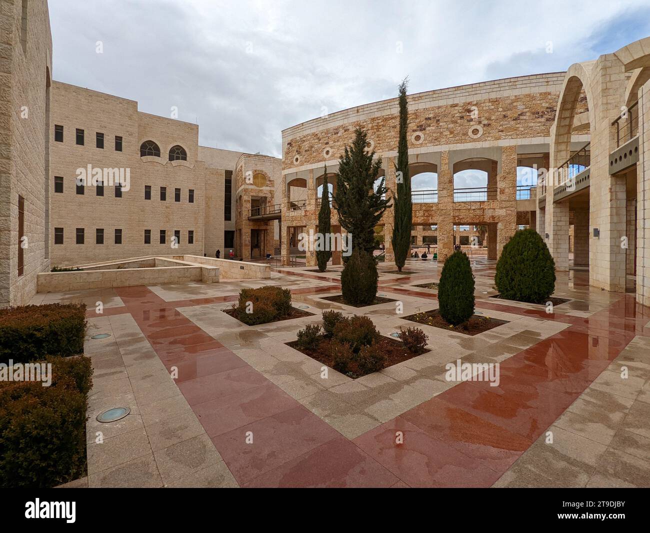 Irbid, Jordan, Jordan University of Science and Technology, APPENA a Irbid, un bel campus per studenti dell'Irbid Technological universit Foto Stock