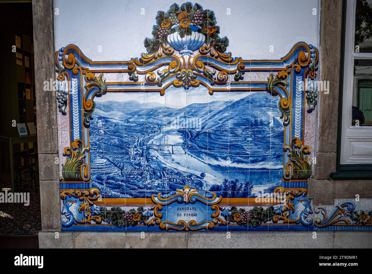 Stazione ferroviaria di Pinhao Portogallo Foto Stock
