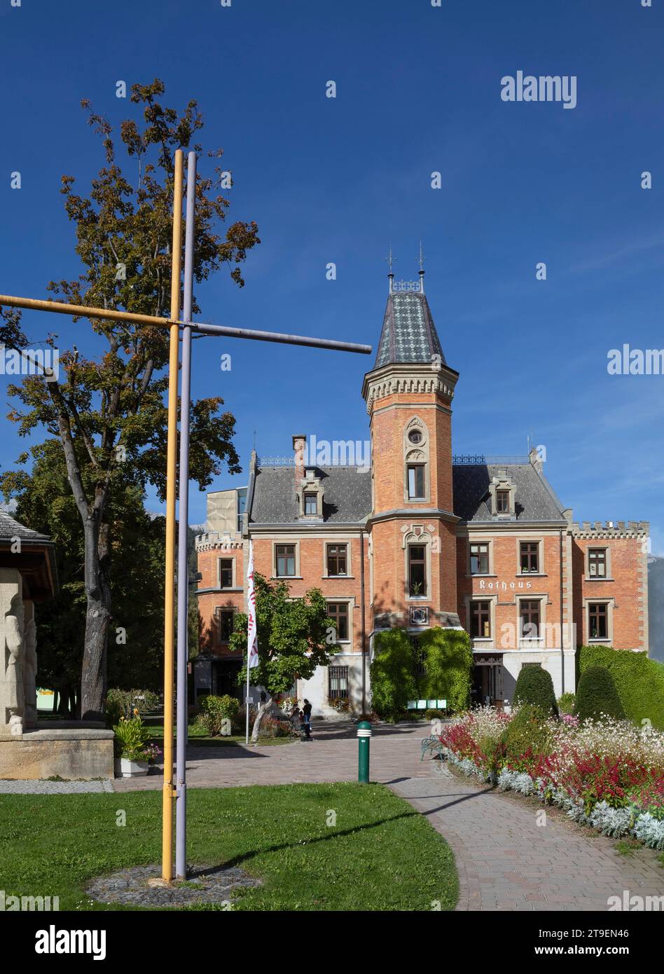 Municipio, ex rifugio di caccia Coburg, Schladming, Enns Valley, Stiria, Austria, Europa Foto Stock