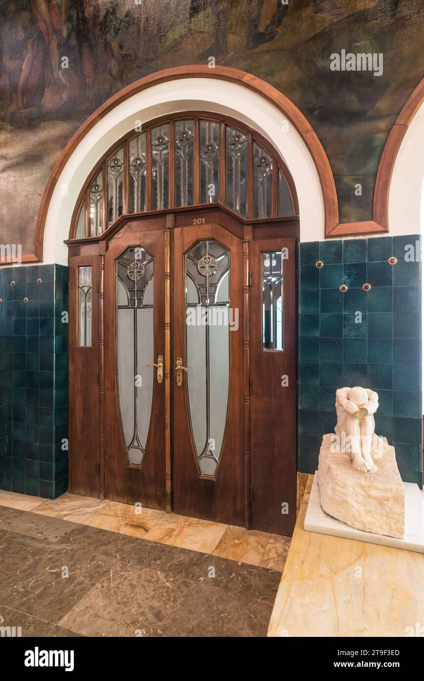 Budapest, Villa Familie Schiffer, József Vágó 1912 // Budapest, Villa Familie Schiffer, József Vágó 1912 Foto Stock