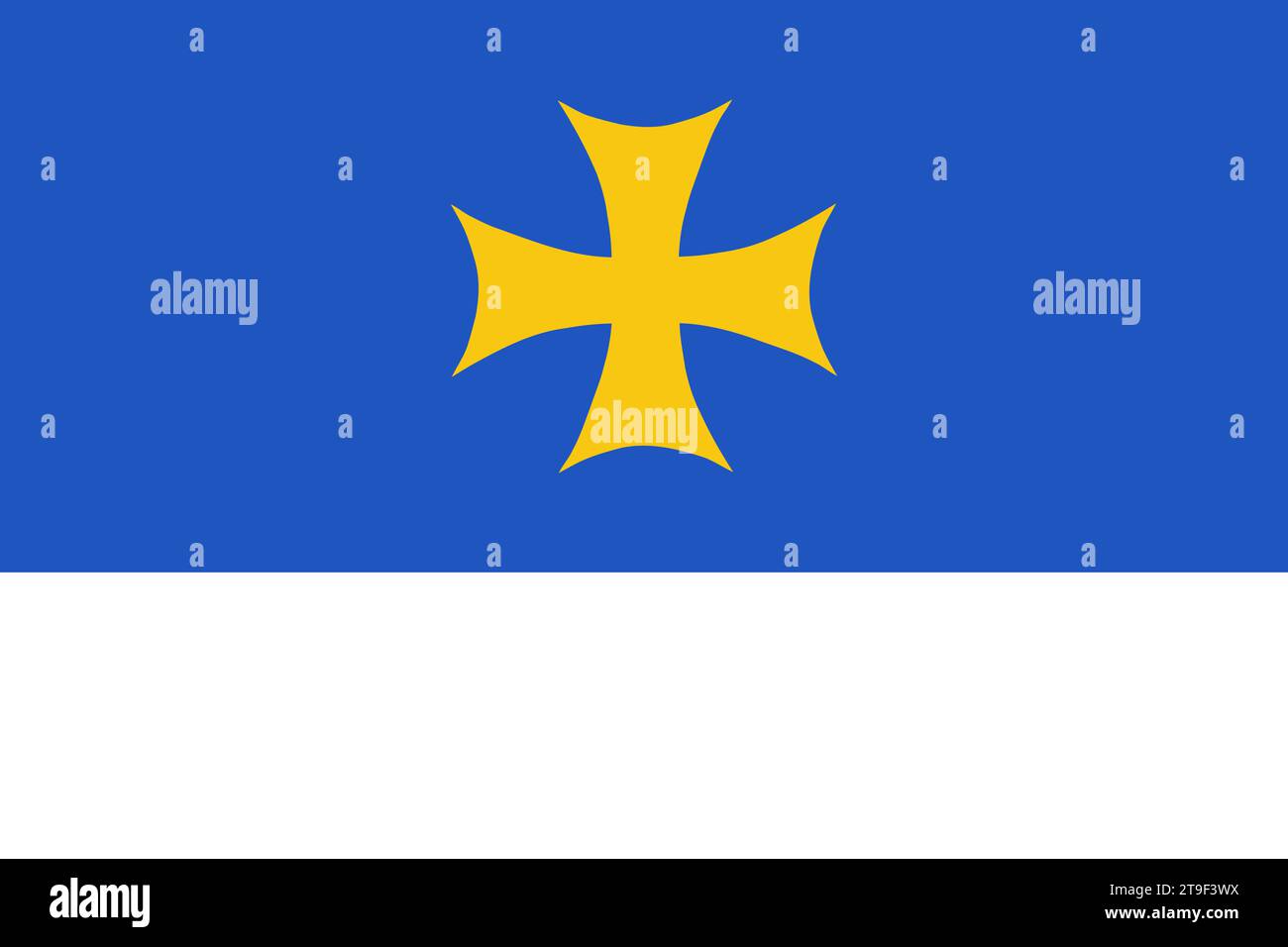 La bandiera del comune di Oni Illustrazione Vettoriale