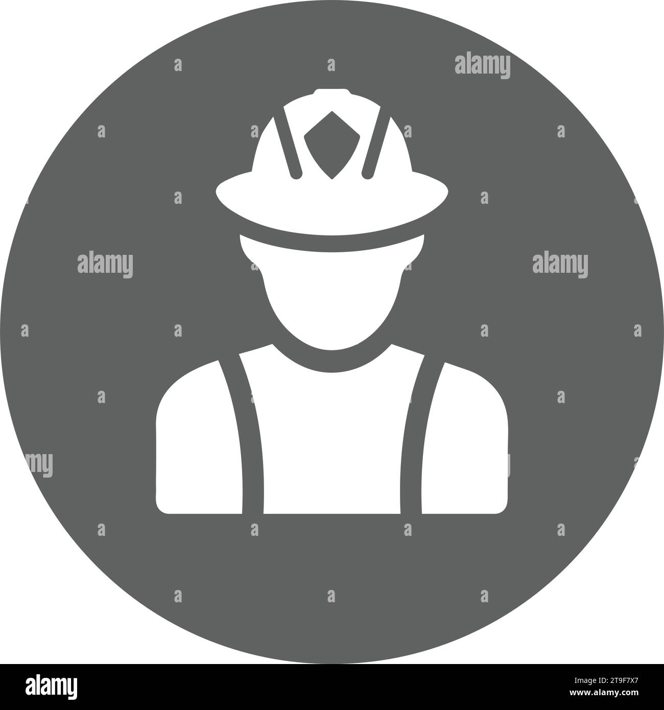 Costruttore, appaltatore - perfetto per supporti di stampa, Web, immagini di stock, uso commerciale o qualsiasi tipo di progetto. Illustrazione Vettoriale