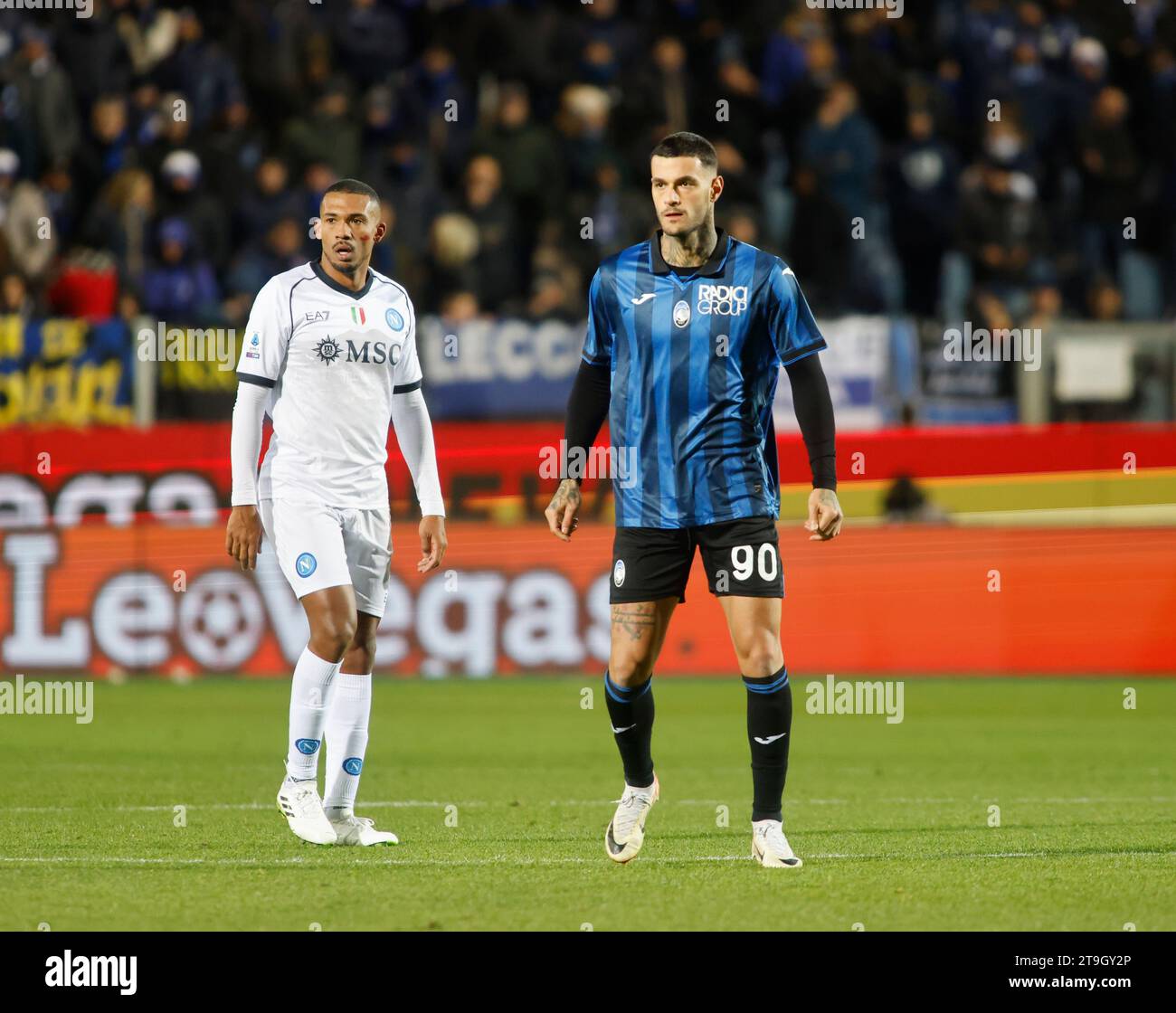 Bergamo, Italia. 25 novembre 2023. Atalanta BC / SIC Napoli, Gewiss Stadium Credit: Nderim Kaceli/Alamy Live News Foto Stock