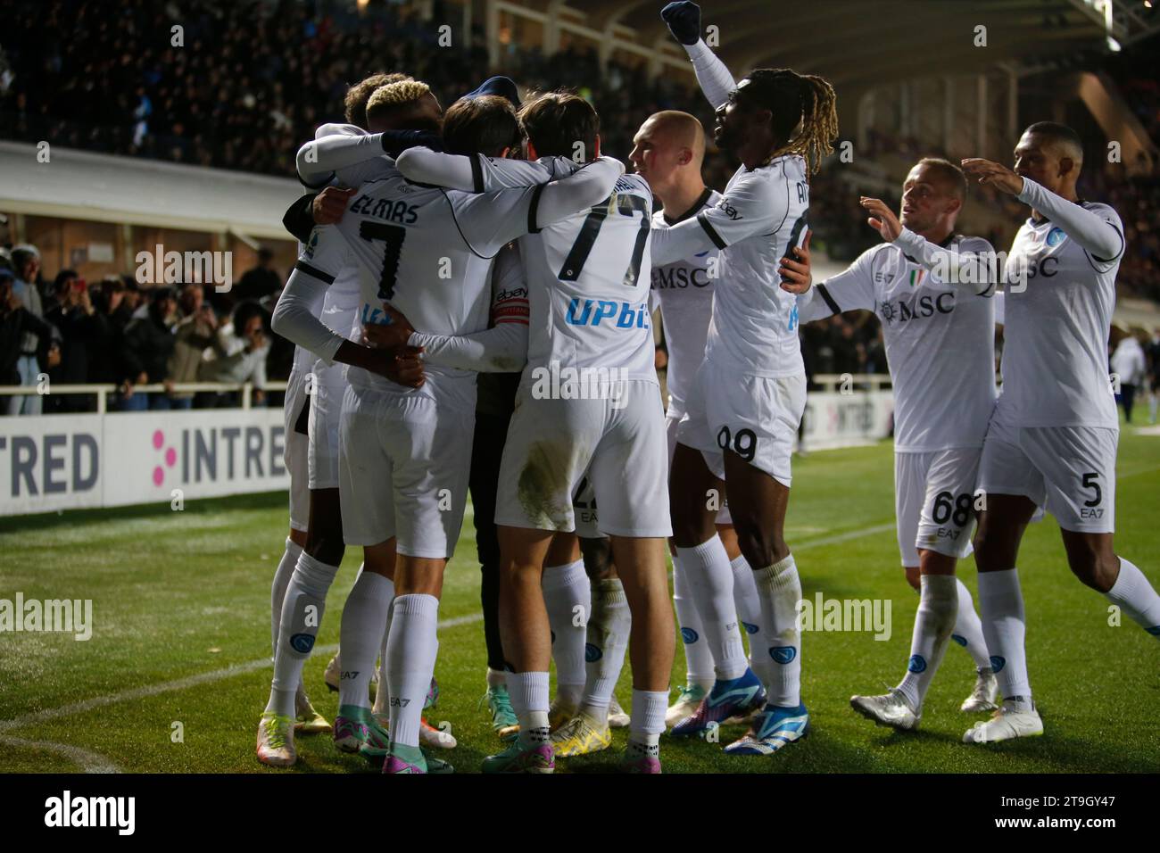 Bergamo, Italia. 25 novembre 2023. Atalanta BC / SIC Napoli, Gewiss Stadium Credit: Nderim Kaceli/Alamy Live News Foto Stock