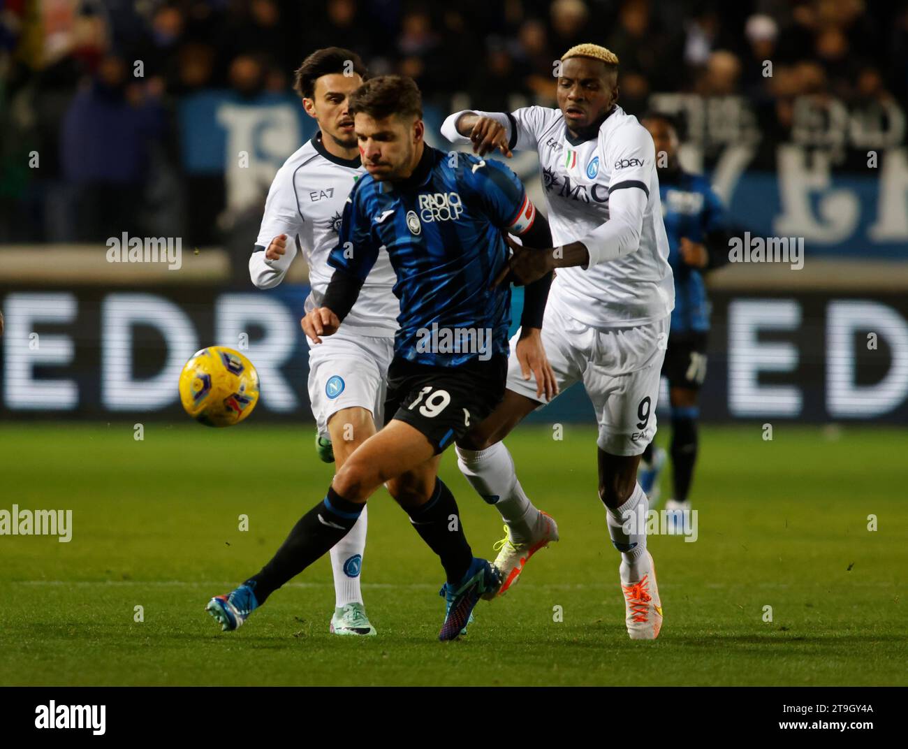Bergamo, Italia. 25 novembre 2023. Atalanta BC / SIC Napoli, Gewiss Stadium Credit: Nderim Kaceli/Alamy Live News Foto Stock