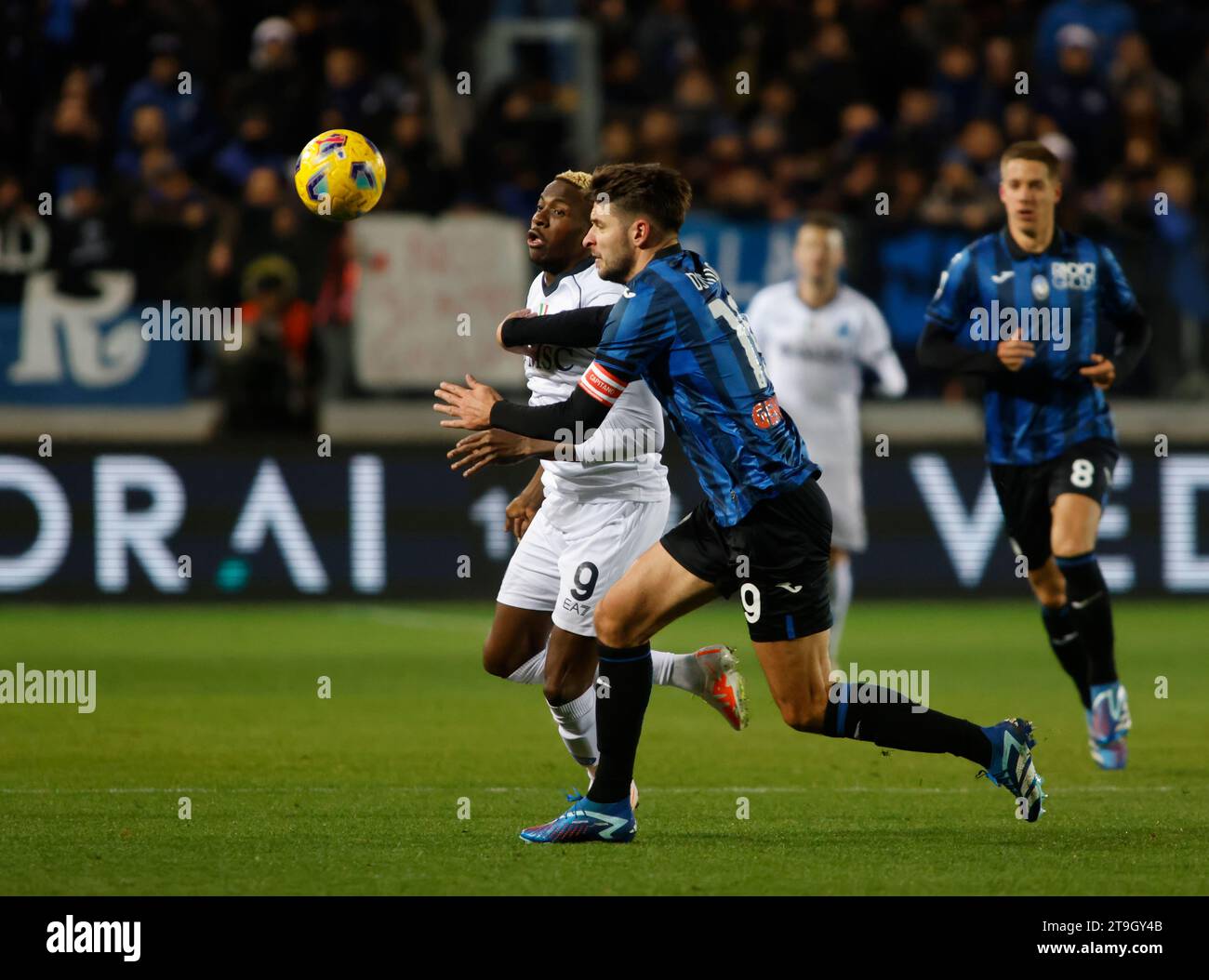 Bergamo, Italia. 25 novembre 2023. Atalanta BC / SIC Napoli, Gewiss Stadium Credit: Nderim Kaceli/Alamy Live News Foto Stock