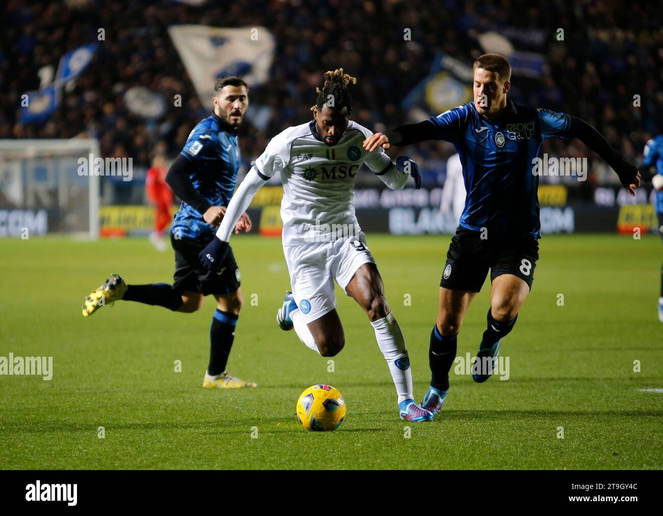 Bergamo, Italia. 25 novembre 2023. Atalanta BC / SIC Napoli, Gewiss Stadium Credit: Nderim Kaceli/Alamy Live News Foto Stock