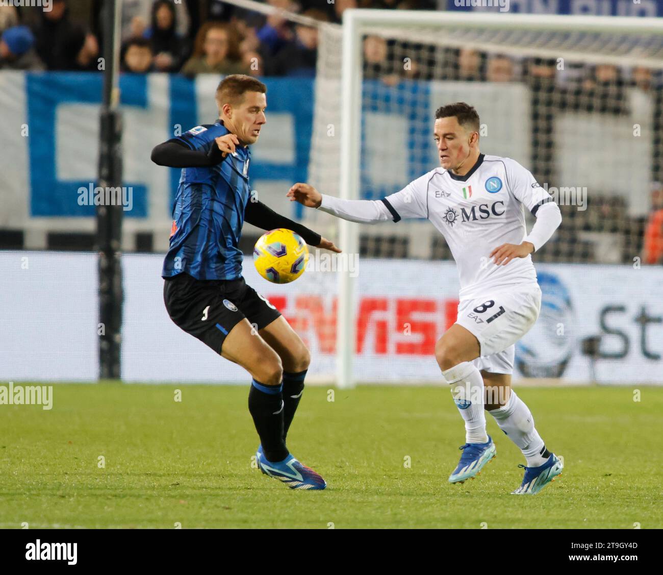 Bergamo, Italia. 25 novembre 2023. Atalanta BC / SIC Napoli, Gewiss Stadium Credit: Nderim Kaceli/Alamy Live News Foto Stock