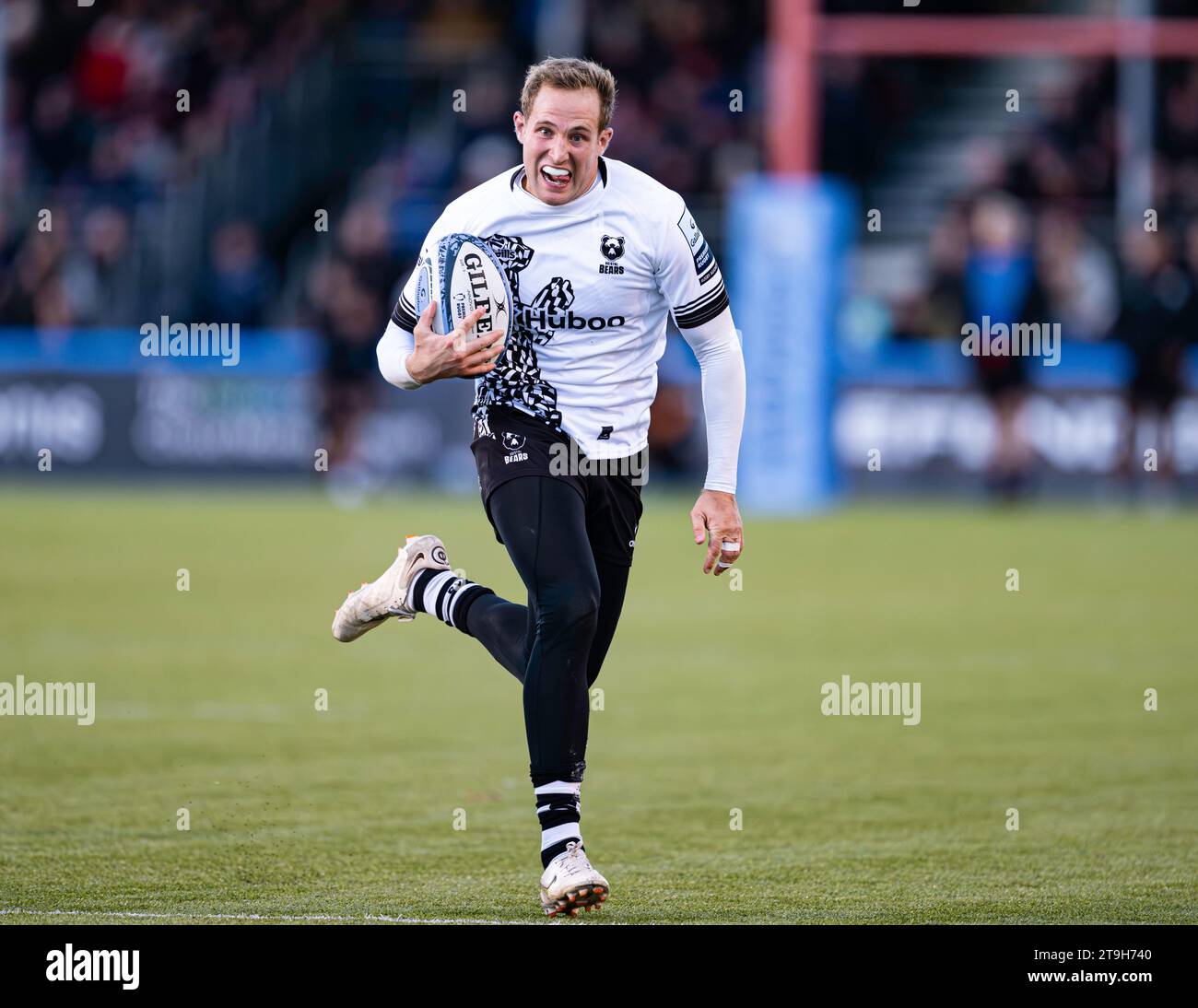 LONDRA, REGNO UNITO. 25 novembre 2023. Harry Randall dei Bristol Bears in azione durante Saracens vs Bristol Bears - Gallagher Premiership Rugby R allo Stonex Stadium sabato 25 novembre 2023. LONDRA INGHILTERRA. Crediti: Taka G Wu/Alamy Live News Foto Stock