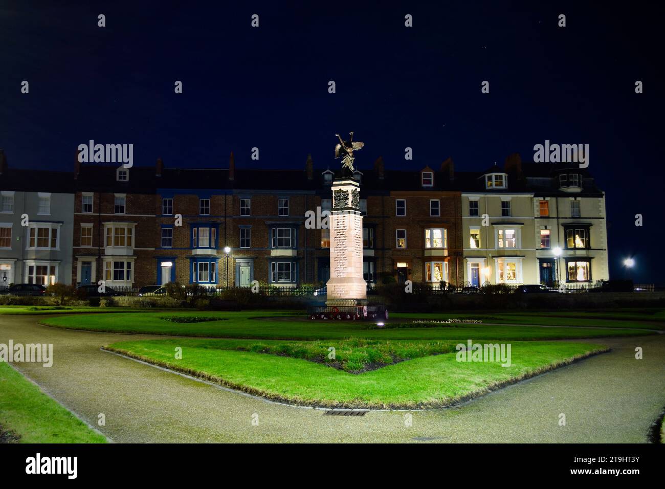 Hartlepool, Regno Unito. 25 novembre 2023. Questa sera, il cielo stellato cristallino ha portato a panorami mozzafiato presso il promontorio di Hartlepool, sulla costa nord-orientale. Crediti: Teesside Snapper/Alamy Live News. Foto Stock