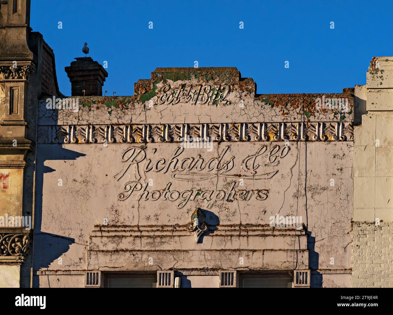 Ballarat Australia / ex sede 1872 di Richards and Co. Photographers. Ballarat è rinomata per i suoi molti campi d'oro ben conservati Foto Stock