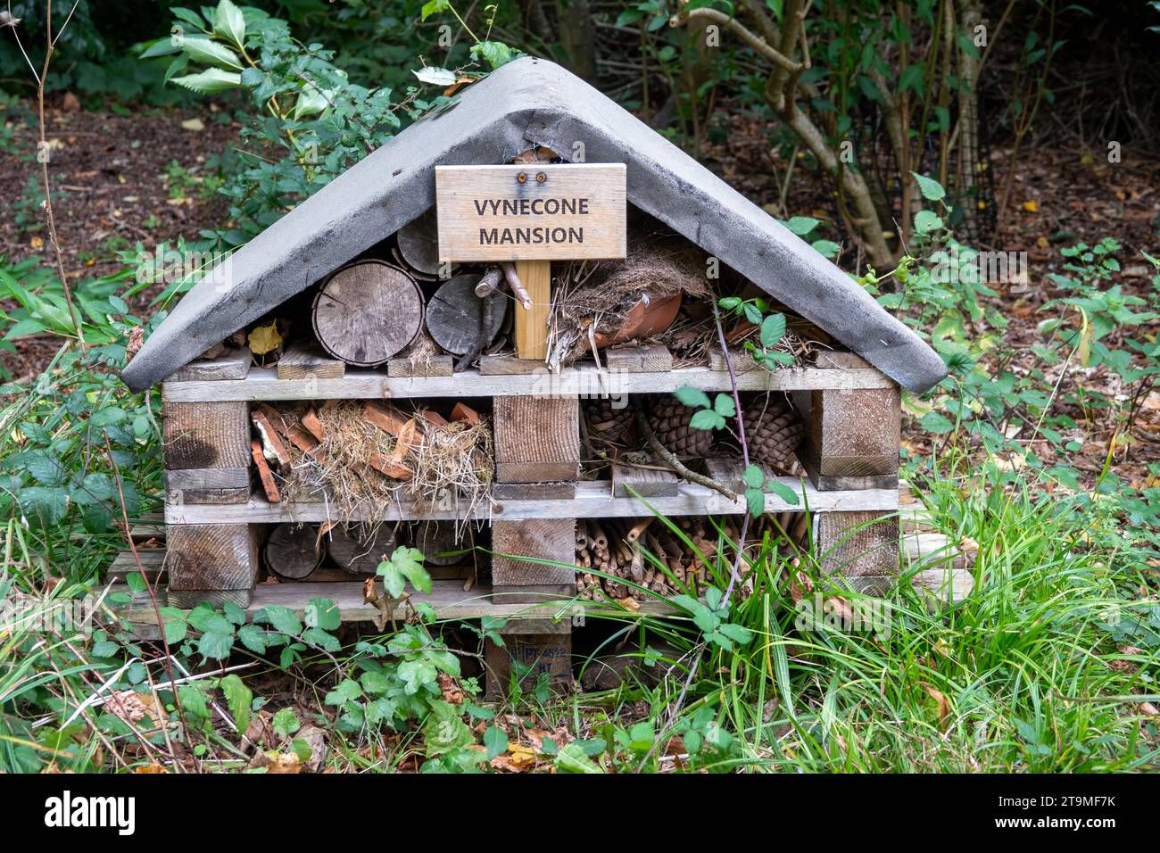 Vynecone Mansion, casa di animali selvatici dell'hotel per insetti Foto Stock