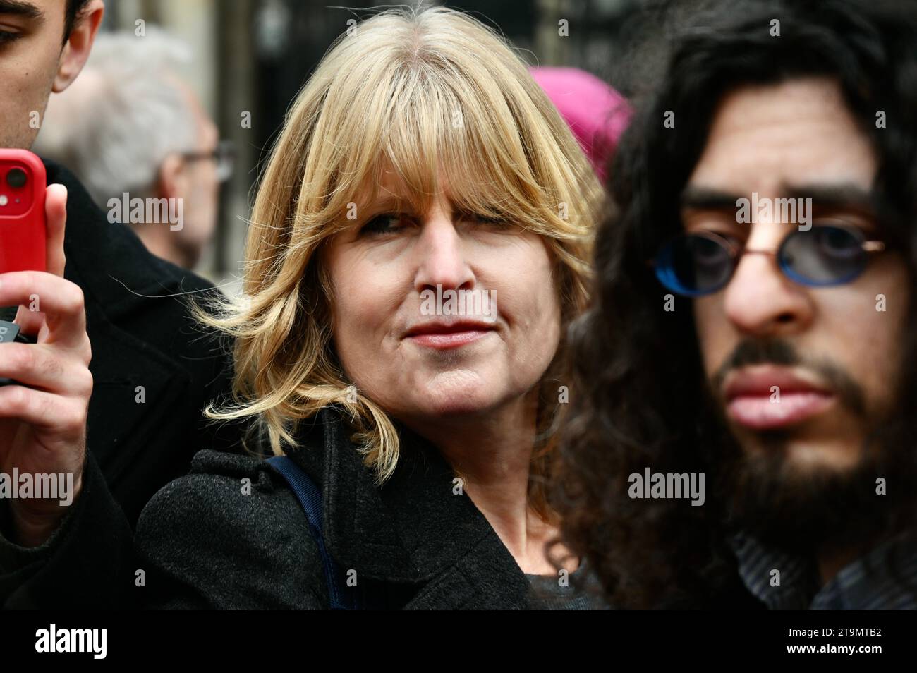 Londra, Regno Unito. Rachel Johnson, marcia contro l'antisemitismo. Fianco a fianco con gli ebrei britannici. Royal Courts of Justice, Strand. Crediti: michael melia/Alamy Live News Foto Stock