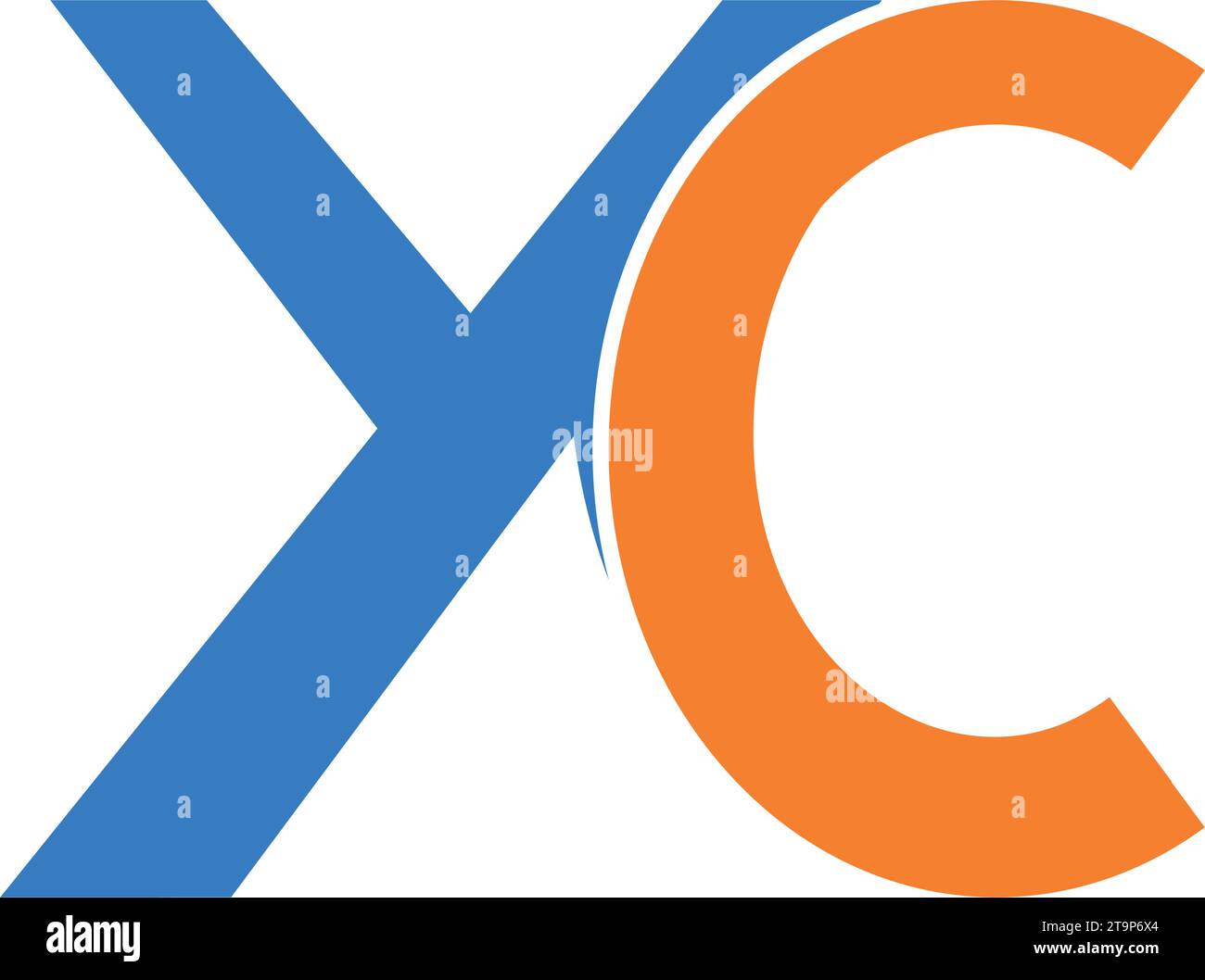 disegno illustrativo vettoriale con logo letter yc Illustrazione Vettoriale