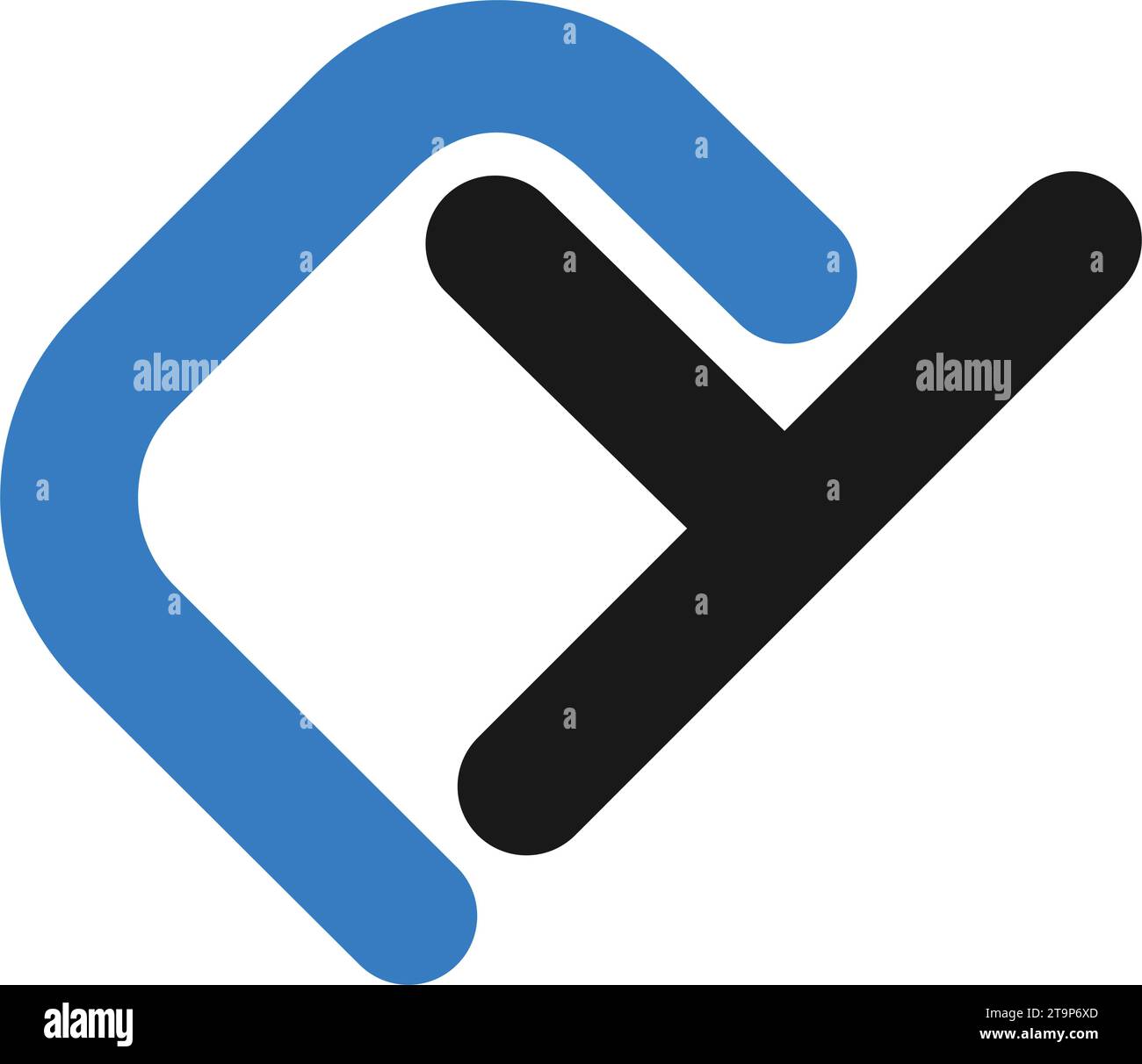 disegno illustrativo vettoriale con logo letter yc Illustrazione Vettoriale