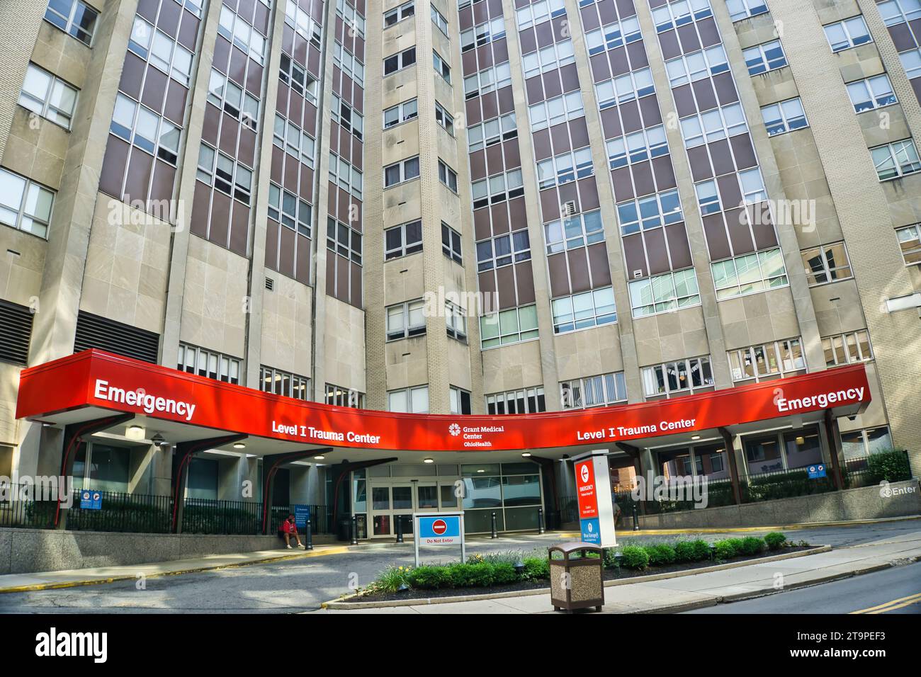 Grant Hospital nel centro di Columbus Ohio USA 2023 Foto Stock