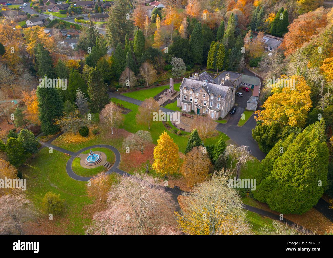 Hawick Museum, Wilton Lodge Park, Hawick, Scottish Borders. Scozia foto phil wilkinson / Alamy Foto Stock