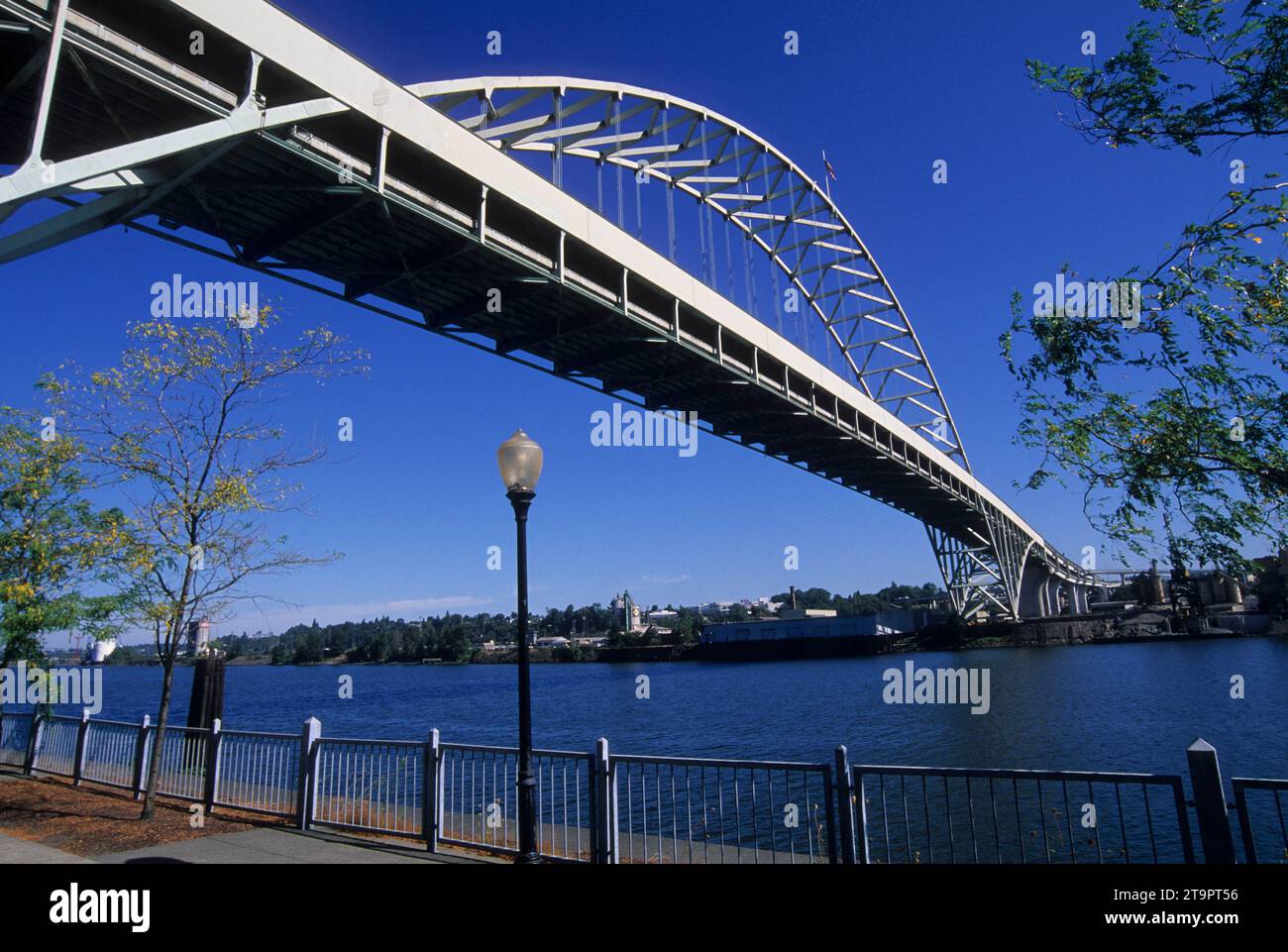 Fremont ponte (I-405), Portland, Oregon Foto Stock
