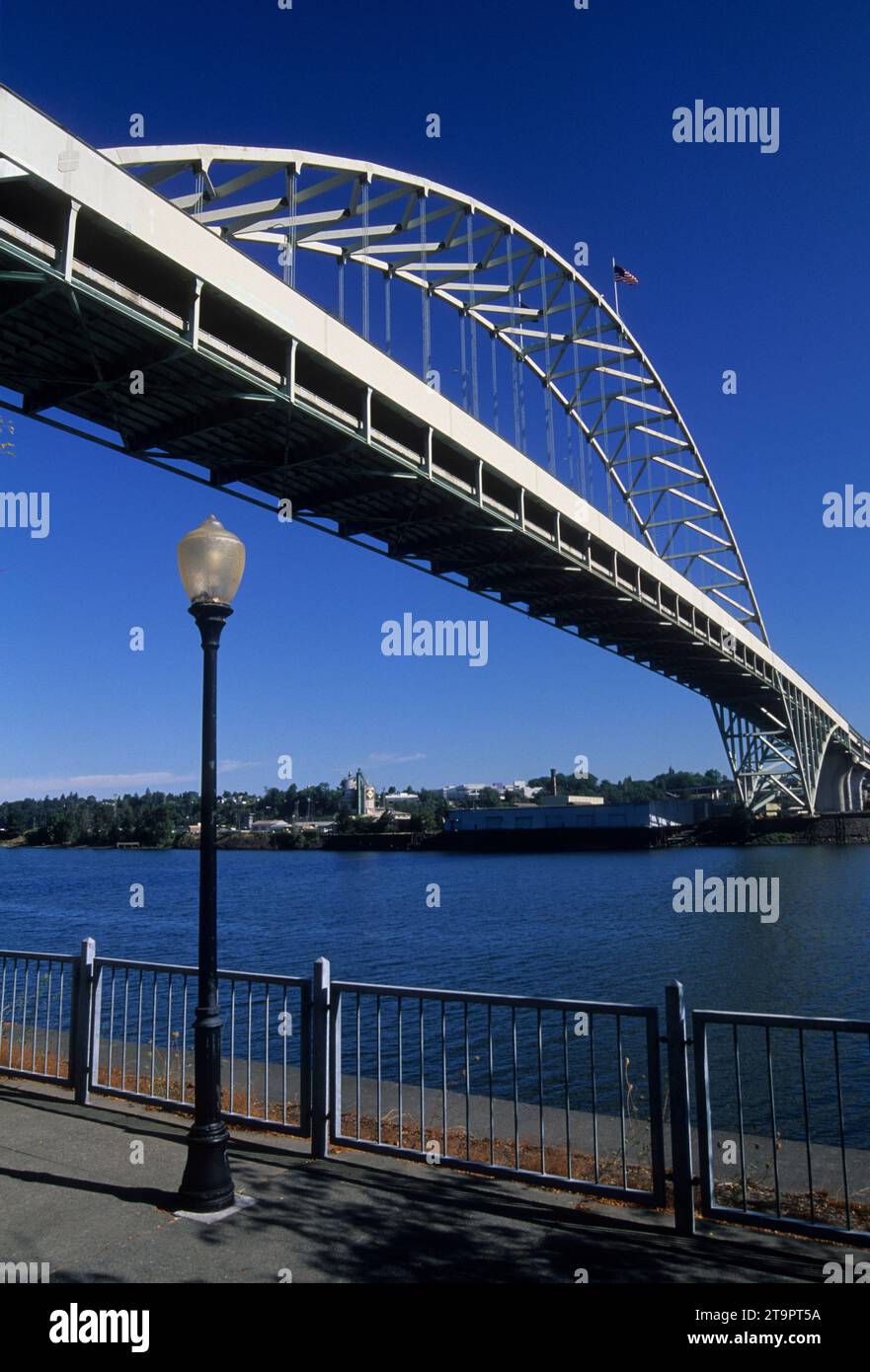 Fremont ponte (I-405), Portland, Oregon Foto Stock