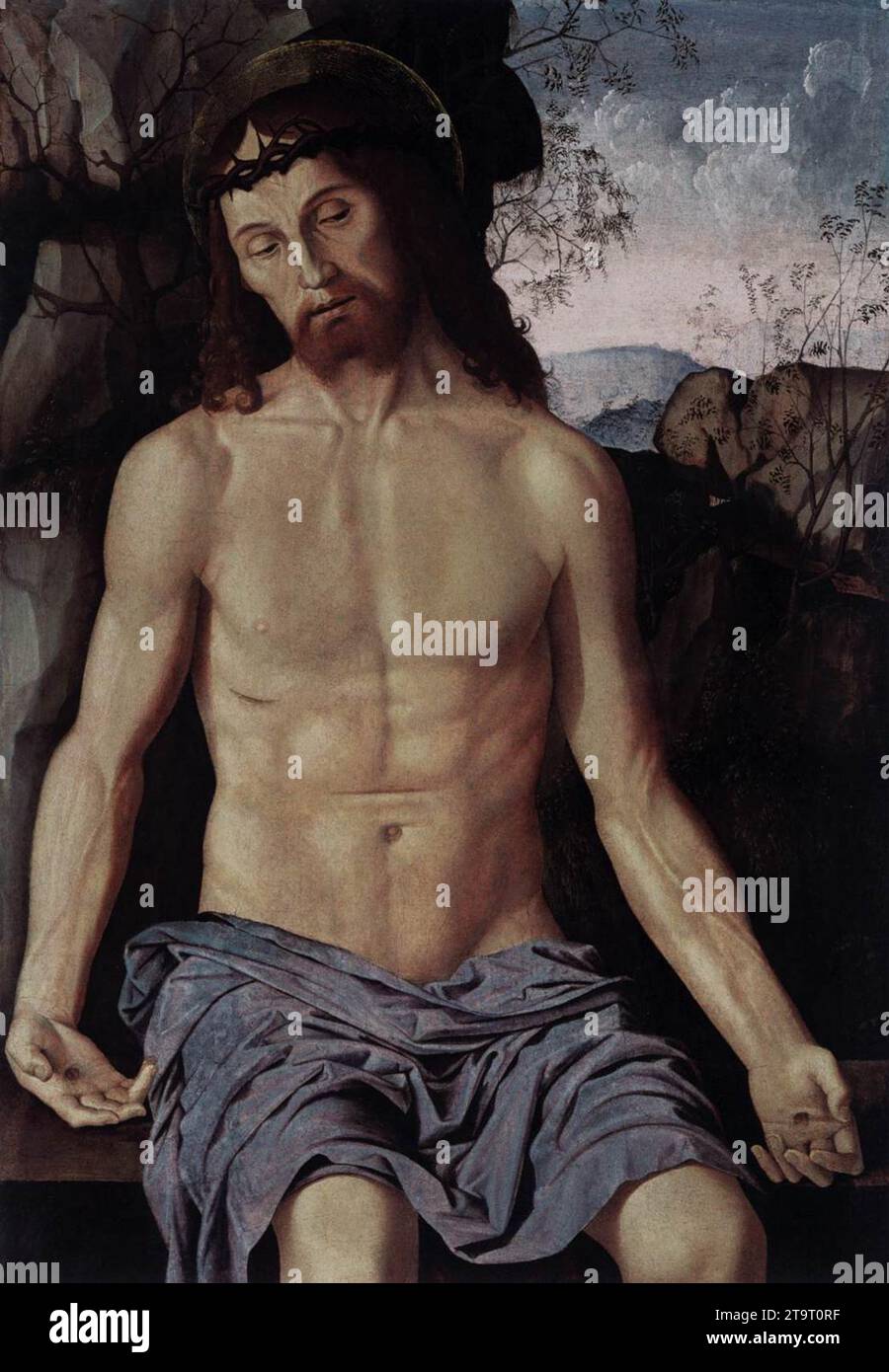 Uomo Addolorato - di Marco Palmezzano Foto Stock