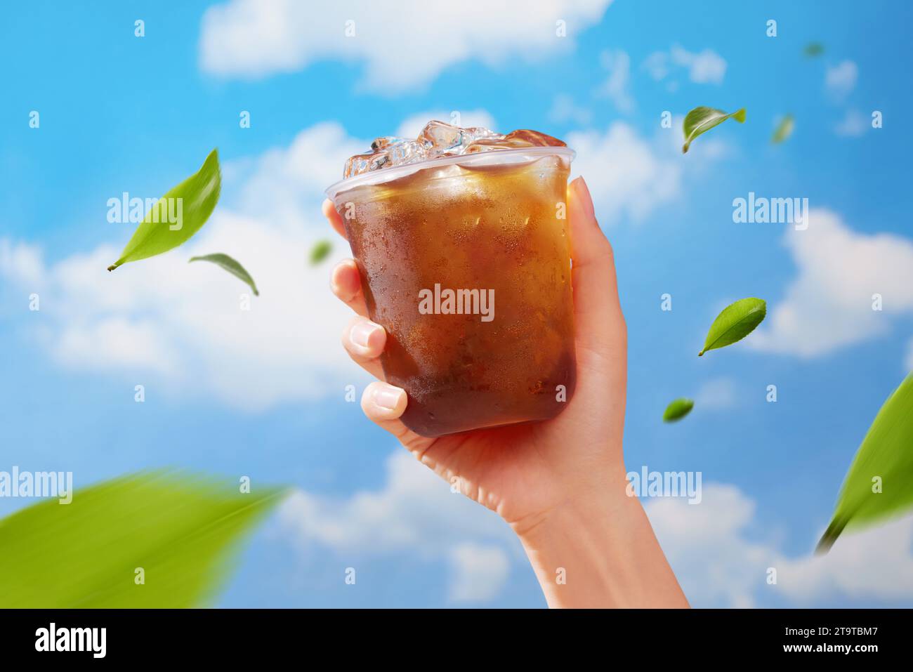 Bellissime immagini di bevande alla frutta, foto di alta qualità bevande estive Foto Stock