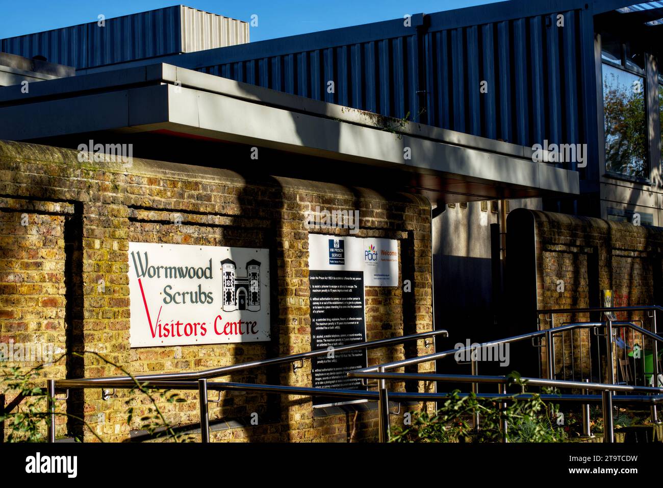 Wormwood Scrubs Prison, Du cane Road, Borough of Hammersmith & Fulham, Londra, Inghilterra, Regno Unito Foto Stock