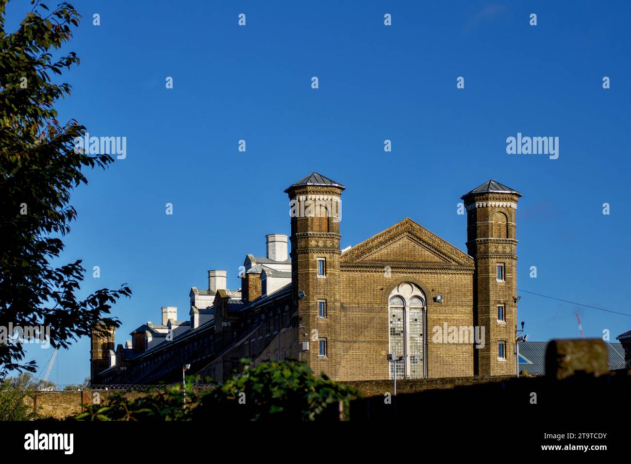 Wormwood Scrubs Prison, Du cane Road, Borough of Hammersmith & Fulham, Londra, Inghilterra, Regno Unito Foto Stock