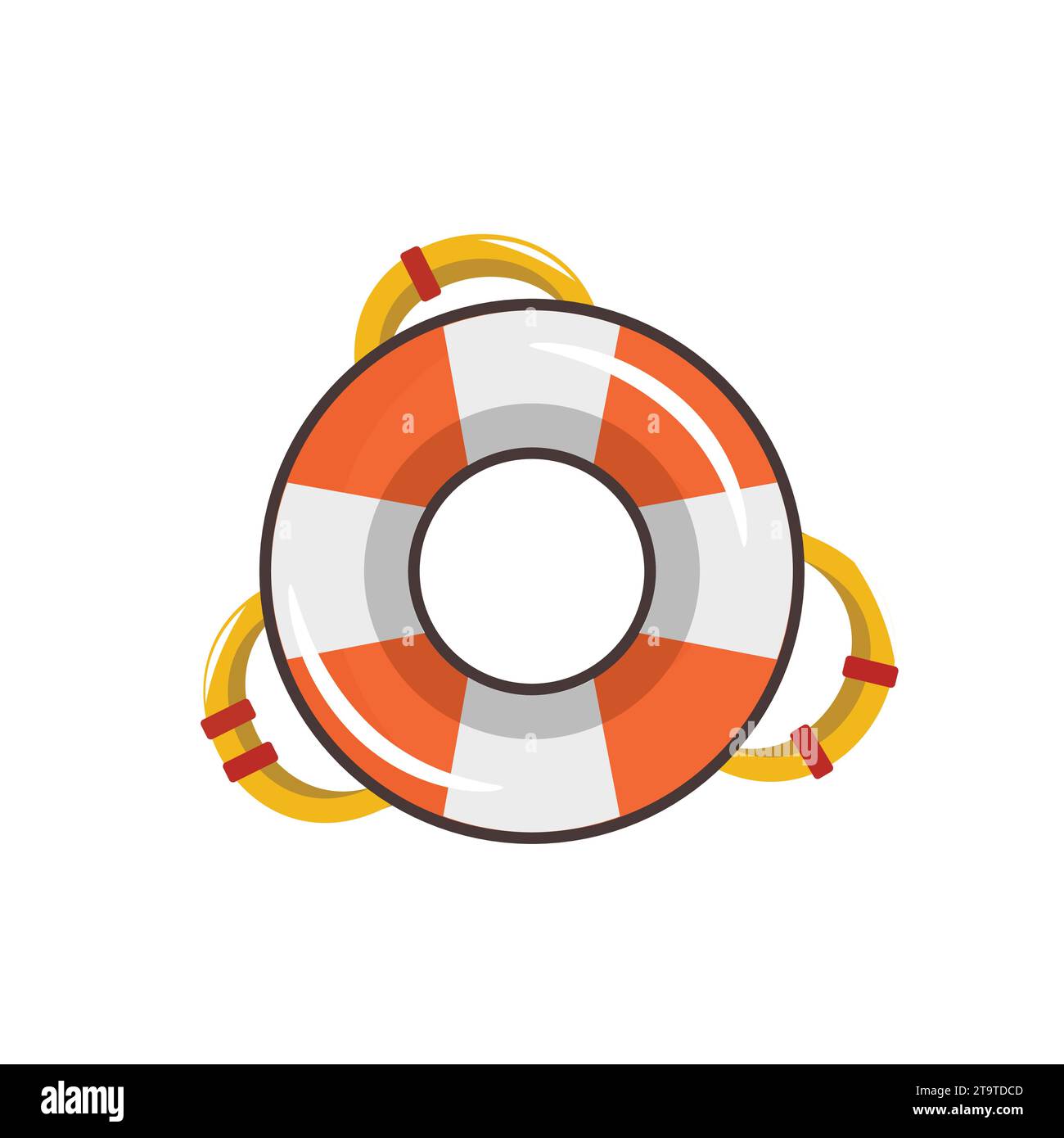 Illustrazione piatta dell'icona del vettore di salvataggio per l'elemento di progettazione Web Illustrazione Vettoriale