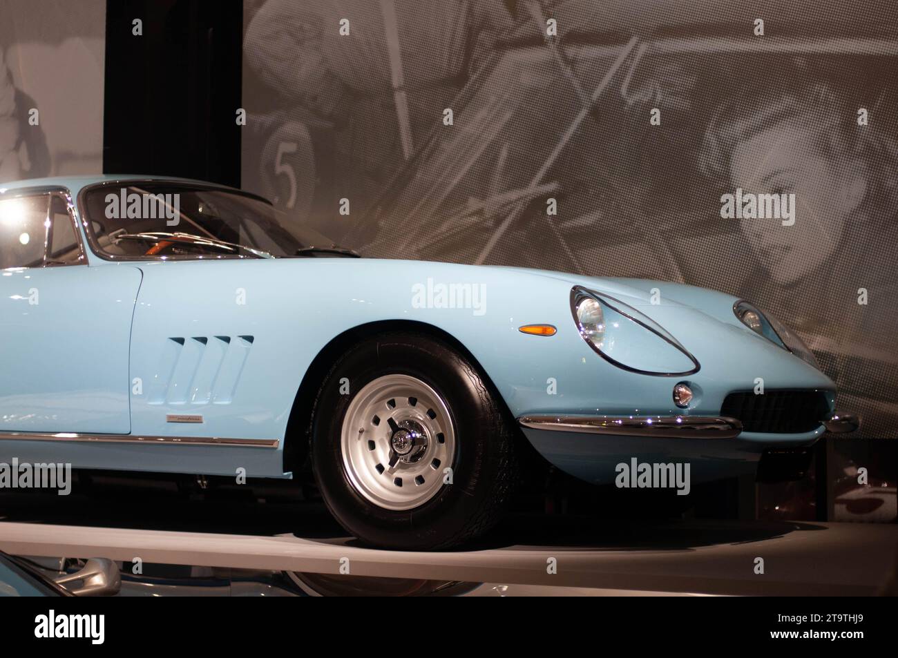 Dettagli delle supercar europee da vicino. Foto Stock