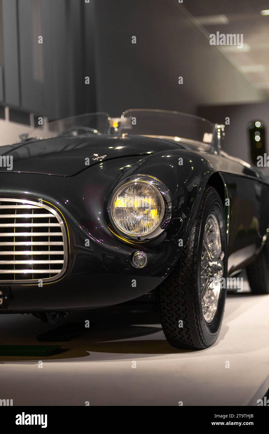 Dettagli delle supercar europee da vicino. Foto Stock