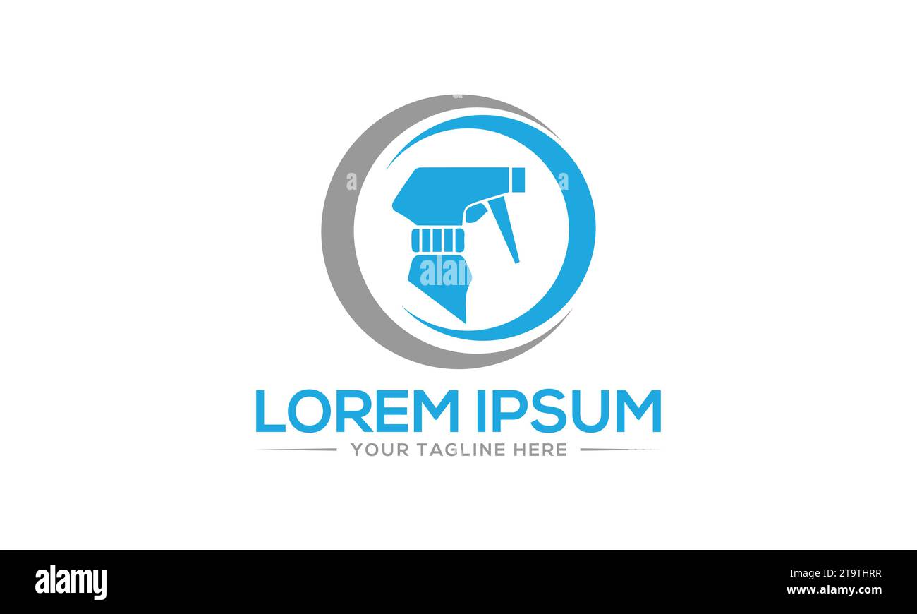 Design del logo pulito esclusivo e design del logo professionale Illustrazione Vettoriale