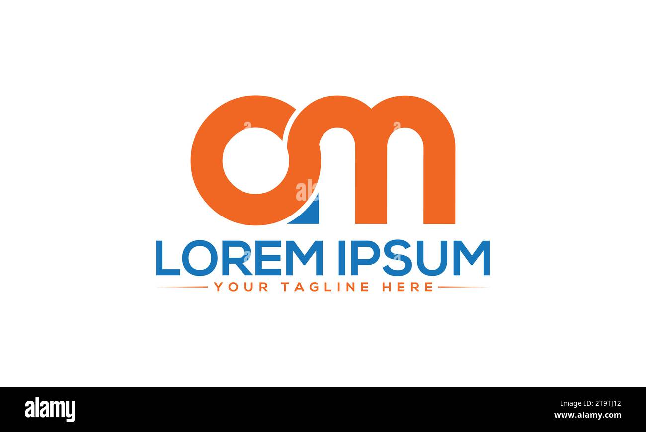 Design con logo AM Illustrazione Vettoriale