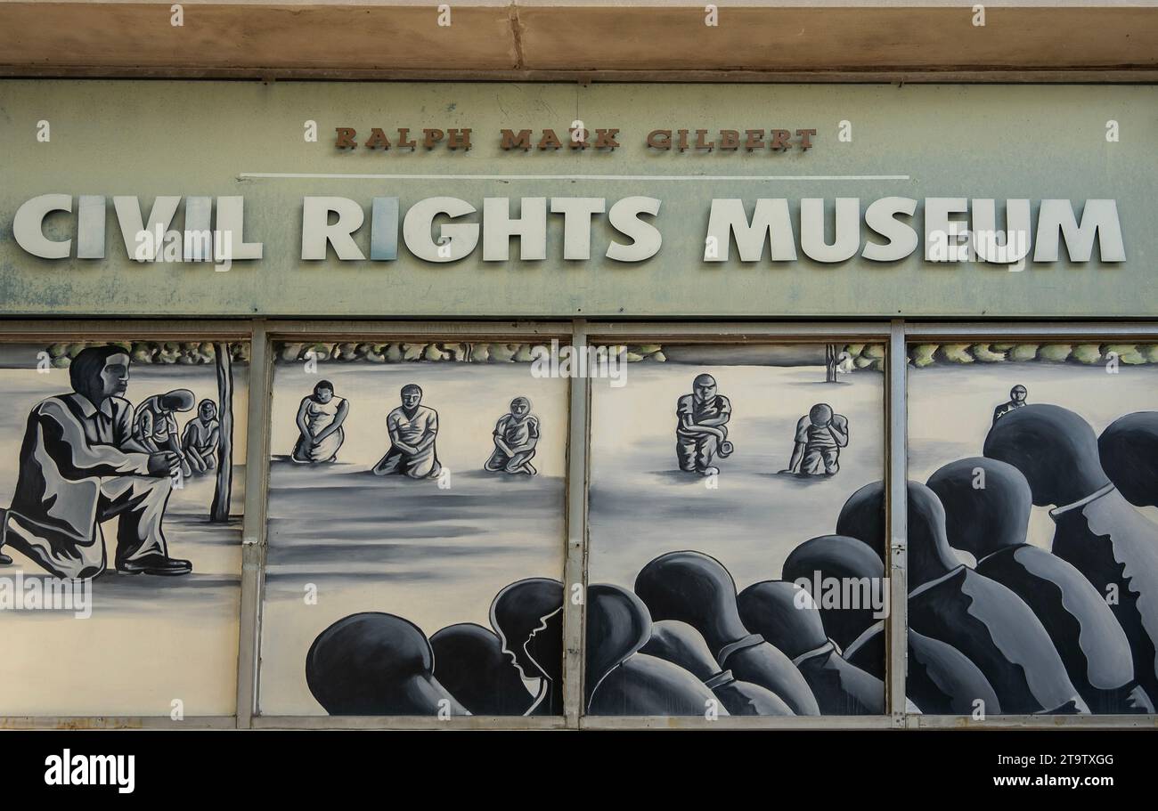 Ralph Mark Gilbert Civil Rights Museum a Savannah, Georgia Foto Stock
