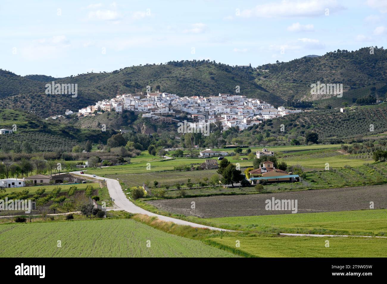 Torre Alhaquime, Ruta de los Pueblos Blancos. Cadice, Andalusia, Spagna. Foto Stock