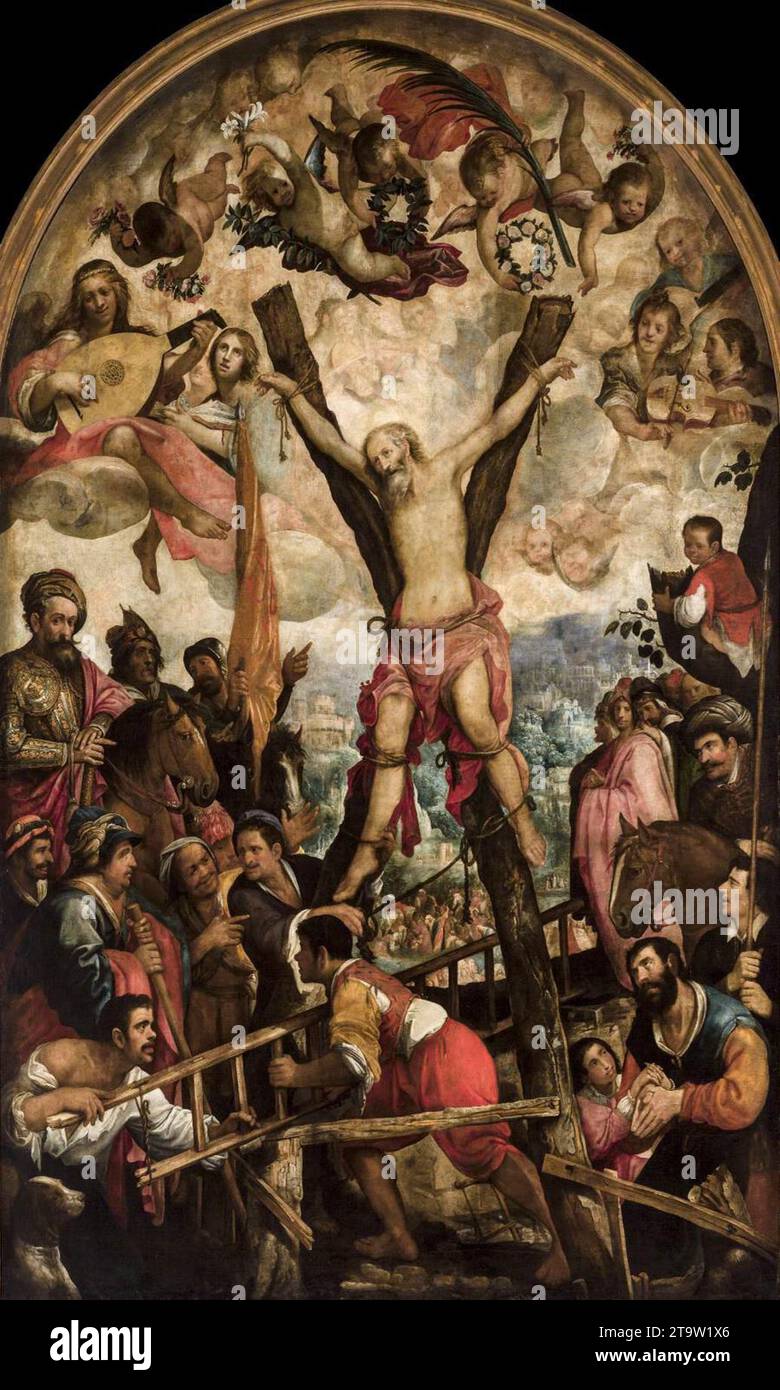 Il martirio di Sant'Andrea c. 1612 di Juan De Las Roelas Foto Stock