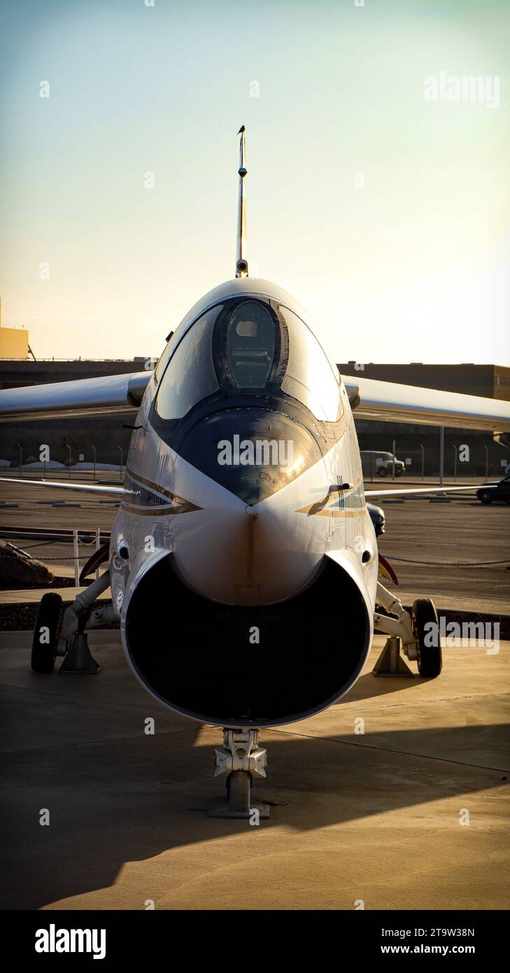 F-8 DFBW Foto Stock