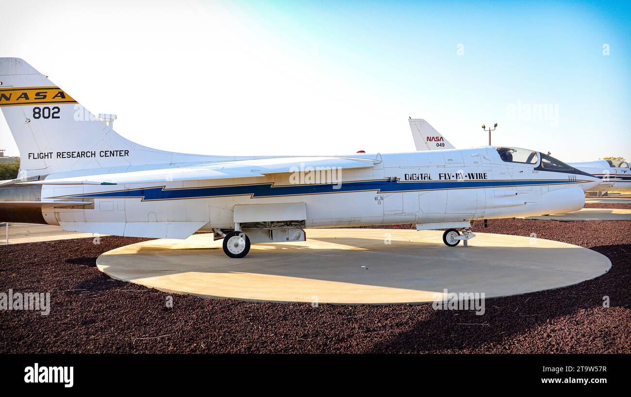 F-8 DFBW Foto Stock