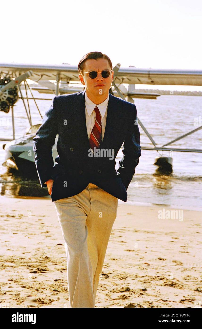 THE AVIATOR 2004 Miramax Films foto biografica di Howard Hughes con Leonardo DiCaprio Foto Stock