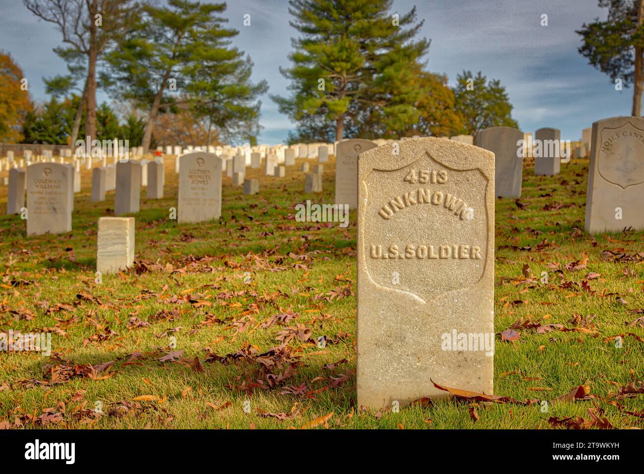 Marietta National Cemetery Foto Stock