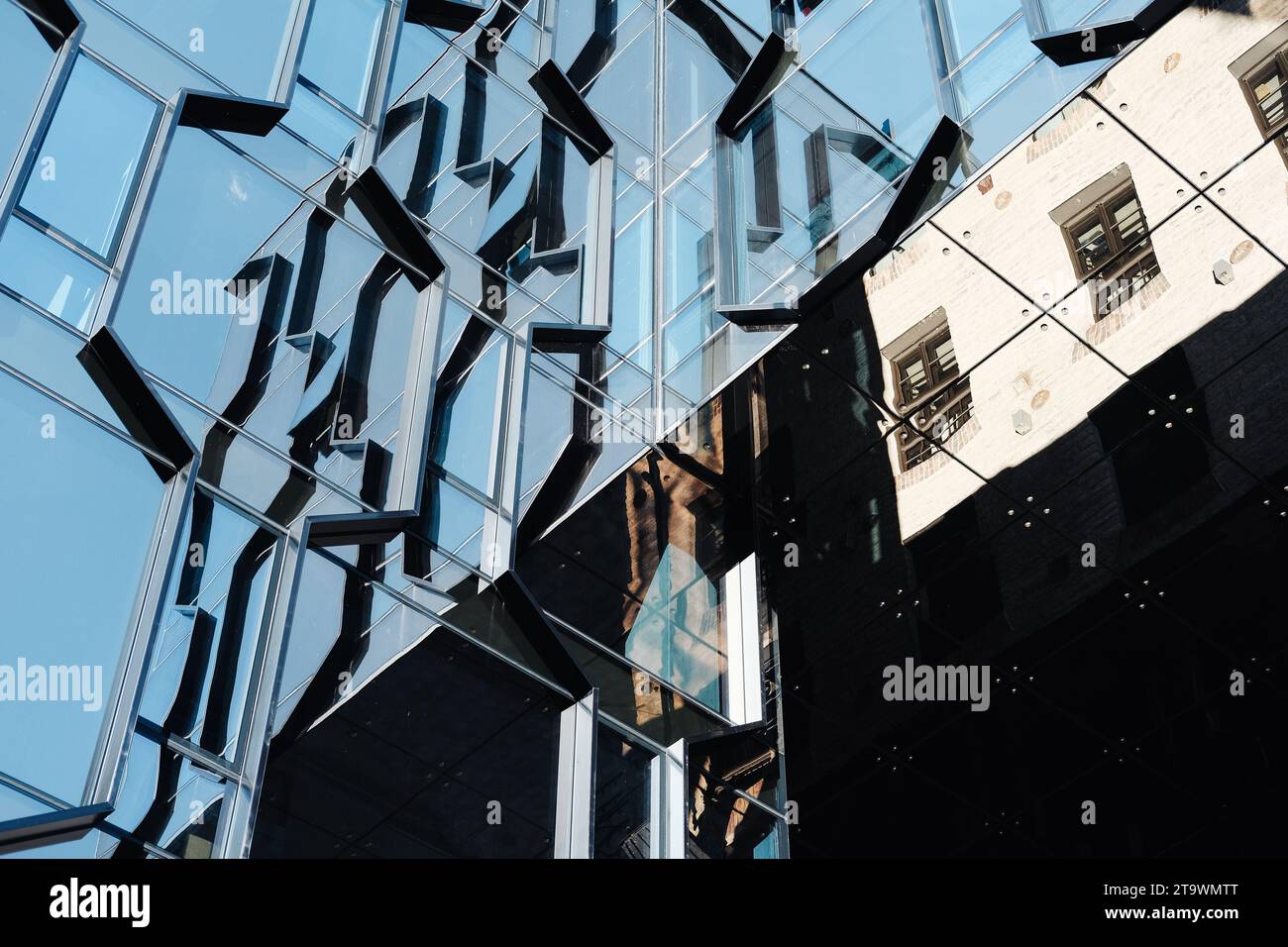 Abstract architettura di vetro Foto Stock